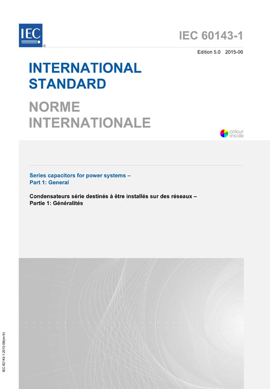 Cover IEC 60143-1:2015